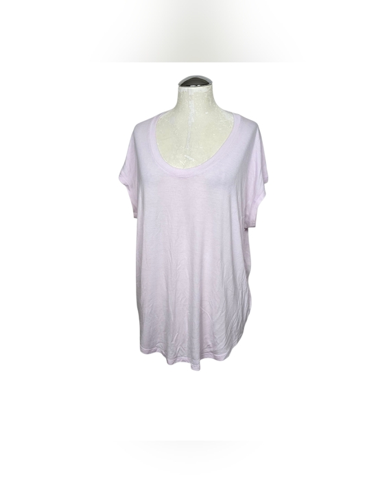 Athleta Tops - Athleta Pink Scoop Neck Shirt L